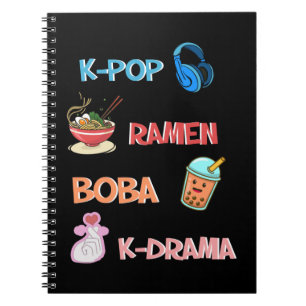 K-Pop Mode voor ventilatoren van korean K-Drama &  Notitieboek