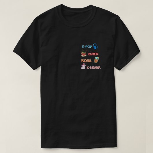K-Pop Mode voor ventilatoren van korean K-Drama &  T-shirt (Design voorkant)