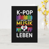 K-Pop Music Kpop K Pop Life Kaart (Gele Bloem)