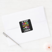 K-Pop Music Kpop K Pop Life Vierkante Sticker (Envelop)