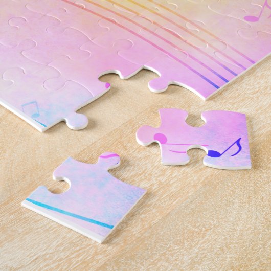 K-Pop Muziek Fan Boy Band Singer Custom Pastel Legpuzzel (Zijkant)