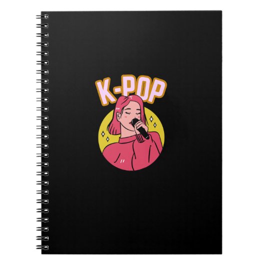 K-Pop Muziek Notitieboek (Voorkant)