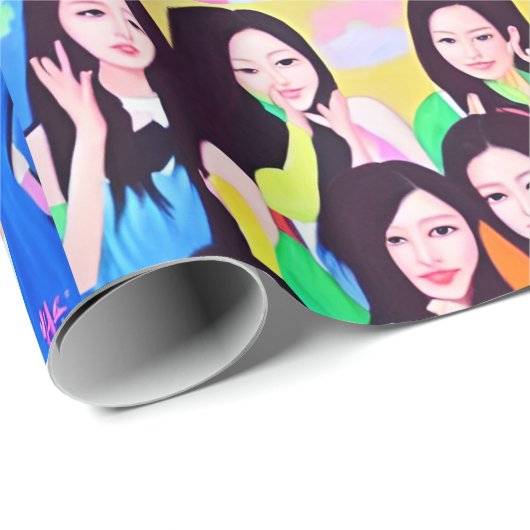 K Pop-omslagpapier Cadeaupapier (Rol Hoek)