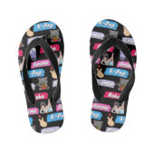 K-Pop, Ramen, Boba en Anime Pop Culture Fan Kinder Teenslippers (Voetbed)