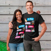 K-Pop, Ramen, Boba en Anime Pop Culture Fan T-shirt