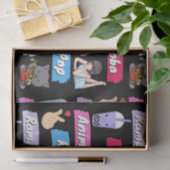 K-Pop, Ramen, Boba en Anime Pop Culture Fan Tissuepapier (Geschenk)