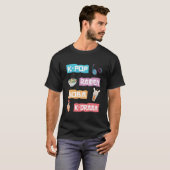 K-Pop Ramen Boba K-Drama - Cute Anime Ramen T-shirt (Voorkant volledig)