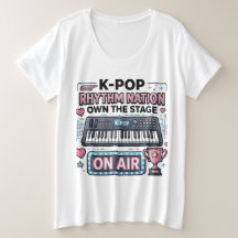 K-POP Rhythm Nation Own The Stage Grafische T-shir