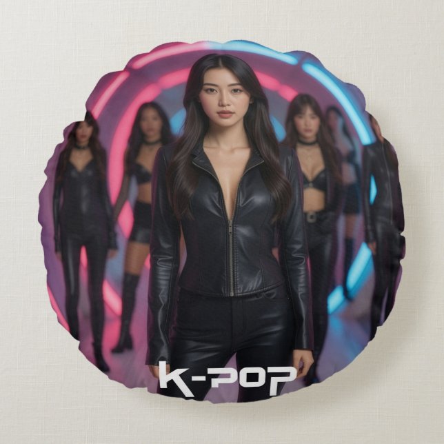 K-POP ROND KUSSEN (Voorkant)