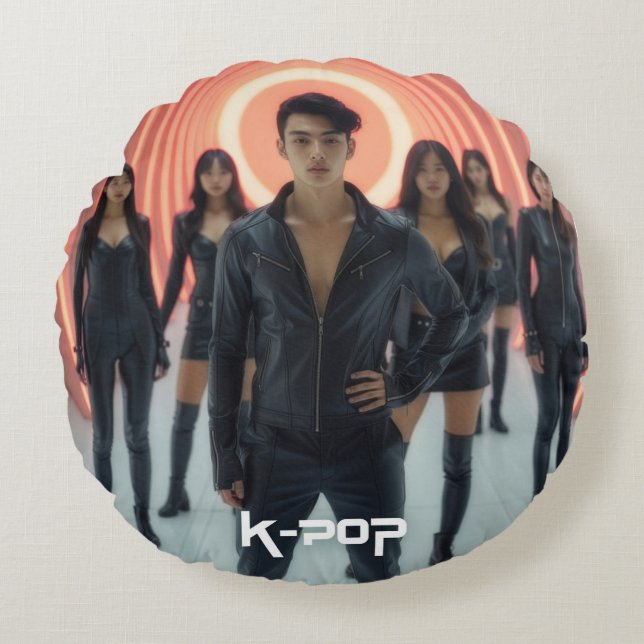 K-POP ROND KUSSEN (Voorkant)