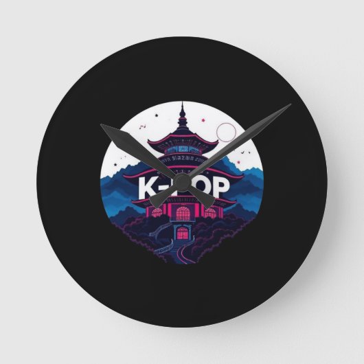 K-POP RONDE KLOK (Voorkant)