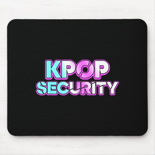 K-pop security mama papa kinderen grappige verjaar muismat (Voorkant)