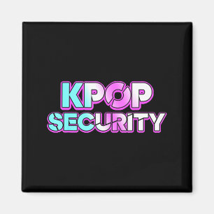 K-pop security moeder vader kinderen grappige verj magneet