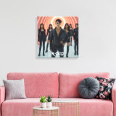 K-POP - SEOUL - AZIË CANVAS AFDRUK (Insitu (Woonkamer))