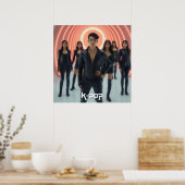 K-POP - SEOUL - AZIË POSTER (Keuken)