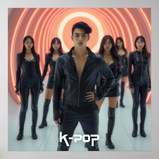 K-POP - SEOUL - AZIË POSTER (Voorkant)
