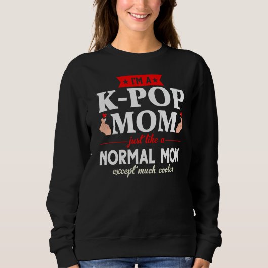 K-Pop Shirt ik ben een K-pop moeder net als een no (Voorkant)