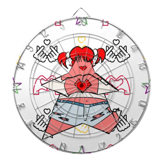 K-Pop-spellen en -puzzels Dartbord (Voorkant)