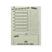 K Pop Star Stationary  Notitieblok (Linkerzijde)