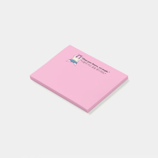 K-Pop-sterren briefpapier Post-it® Notes (Schuin)