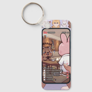 K-Pop Stray Varken Konijn Live Jas Fandom Grap Sleutelhanger