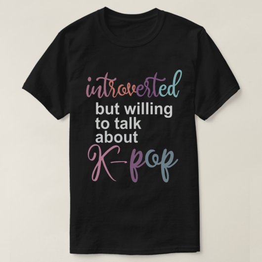 K POP T-SHIRT (Design voorkant)