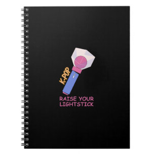 K-POP Til je lichtstok Notitieboek