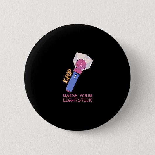 K-POP Til je lichtstok Ronde Button 5,7 Cm (Voorkant)