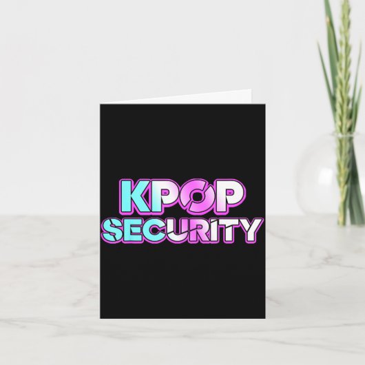 K-pop veiligheidsmoeder vader kinderen grappig ver kaart (Voorkant)
