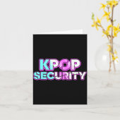 K-pop veiligheidsmoeder vader kinderen grappig ver kaart (Gele Bloem)
