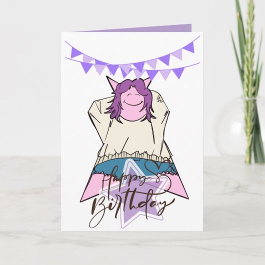 K-pop Verjaardag Kaart (Voorkant)