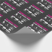 K-Pop verslaafde Girl Korean Music Lover Kawaii Cadeaupapier (Hoek)