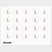 K-Pop Vingerhart - Mooie Roze Esthetische Sticker (Vel)