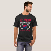 K pop Zuid-Korea T-shirt (Voorkant volledig)