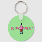 K-Poppin' Green Sleutelhanger (Voorkant)