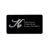 K Script "Diamond Bling"-label Etiket (Voorkant)