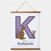 K staat voor... hangend wandkleed (Voorkant)