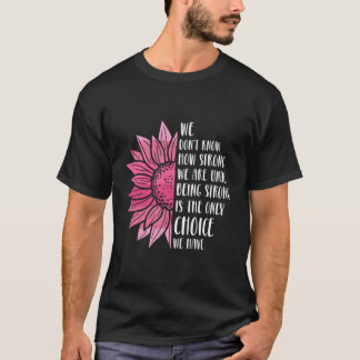 K Sterke krijger borstkankerbewustzijn T-shirt