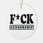 K*T CENSUUR KERAMISCH ORNAMENT (Links)