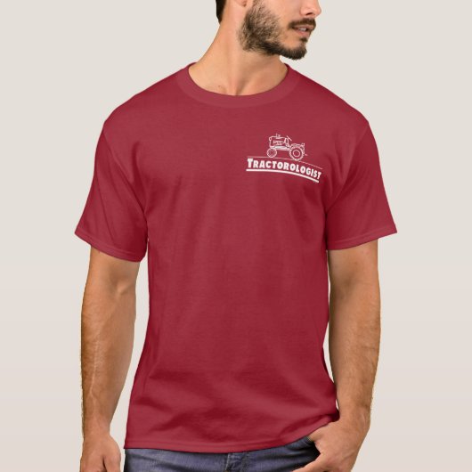 K Tractor Ologist RED T-shirt (Voorkant)
