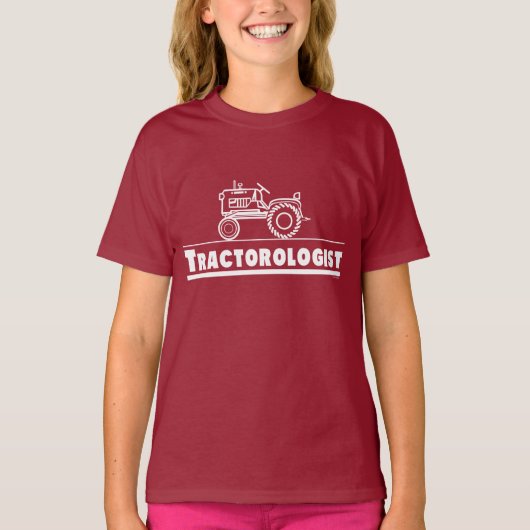 K Tractor Ologist RED T-shirt (Voorkant)