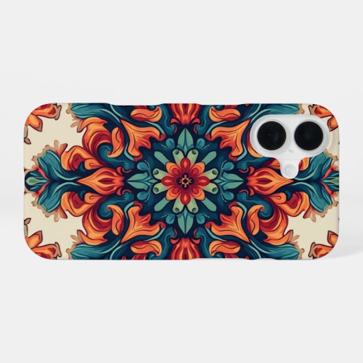 K-traditioneel ontwerp Telefoonhoes iPhone 16 Hoesje (Achterkant horizontaal)