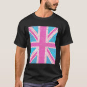 K Union Jack Britse vlag T-shirt (Voorkant)