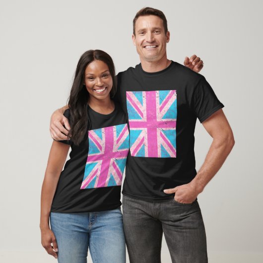 K Union Jack Britse vlag T-shirt (Unisex)