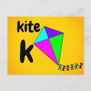 k - visitekaartje briefkaart