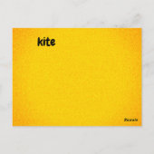 k - visitekaartje briefkaart (Achterkant)