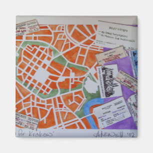 K voor Krakow magnet
