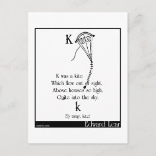 K was een mijlpaal briefkaart