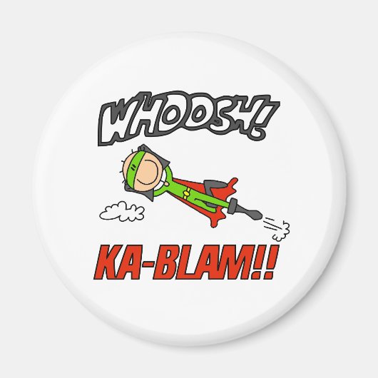 Ka Blam Jongensheld Magneet (Voorkant)
