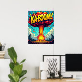 KA-BOEM! Pop Art Explosion Poster (Thuiskantoor)